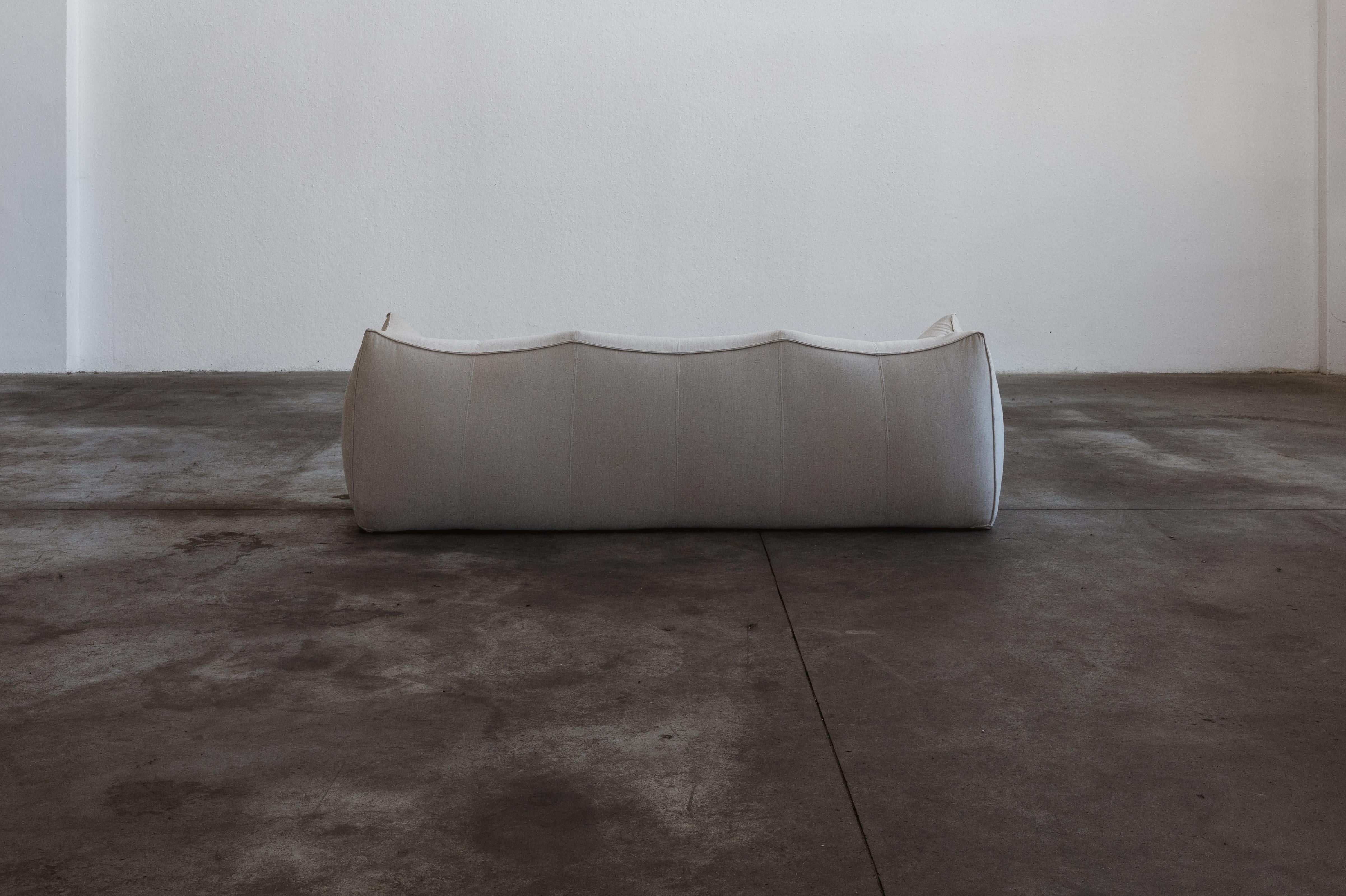 Mario Bellini „Le Bambole“ Sofa für Cassina, elfenbeinfarben Chenille, 1972 im Angebot 3