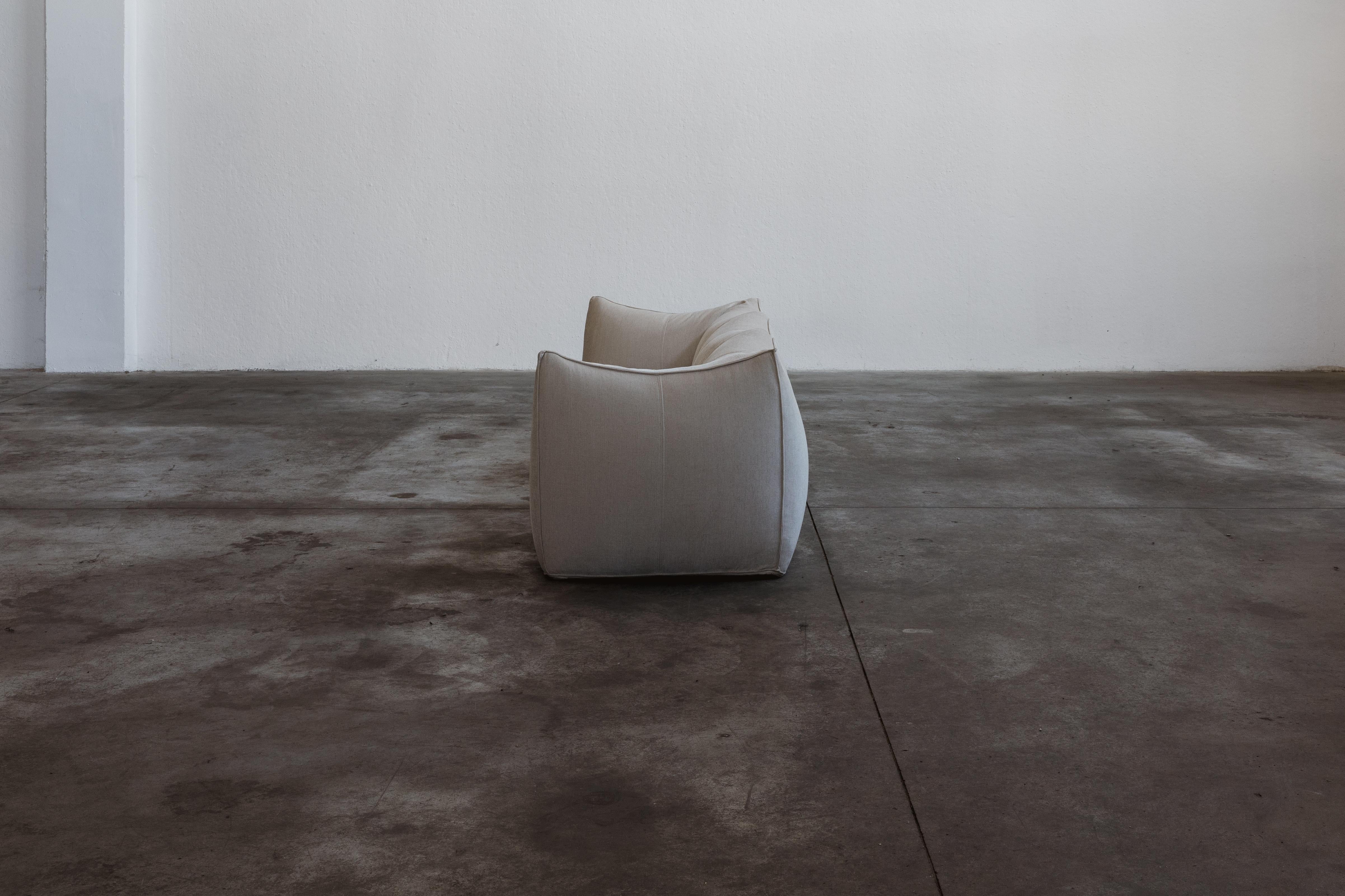 Mario Bellini „Le Bambole“ Sofa für Cassina, elfenbeinfarben Chenille, 1972 im Angebot 7