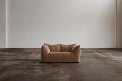 Mario Bellini "Le Bambole" Sofa for B&B Italia, Camel Velvet, 1971