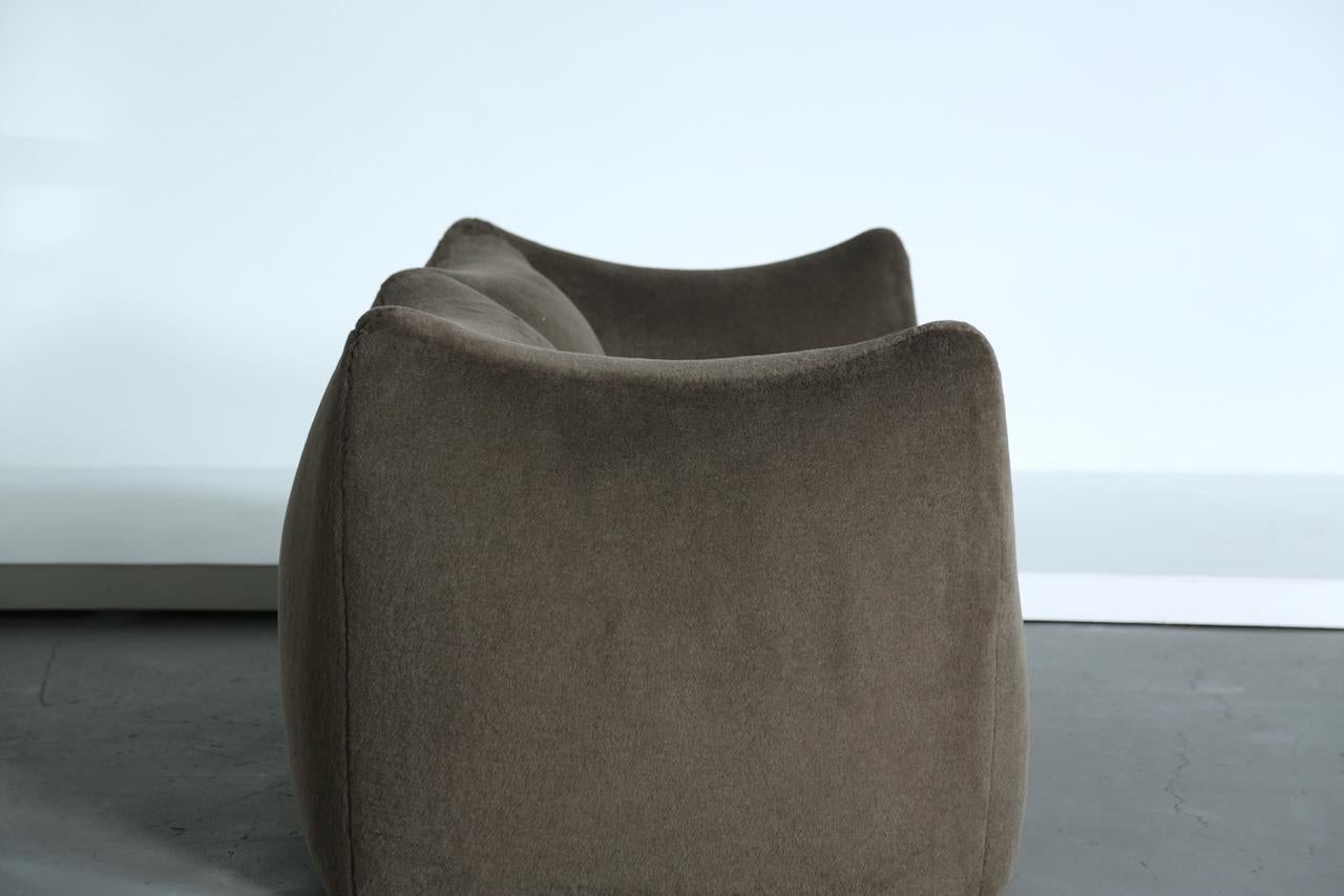 Sofá Le Bambole de Mario Bellini, tapizado en alpaca, B&B Italia, años 70 en venta 3