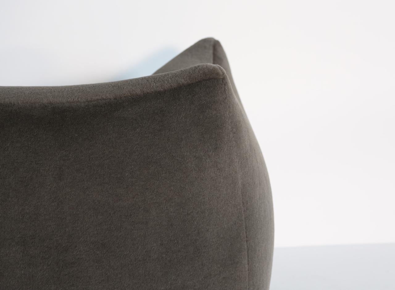 Sofá Le Bambole de Mario Bellini, tapizado en alpaca, B&B Italia, años 70 en venta 4