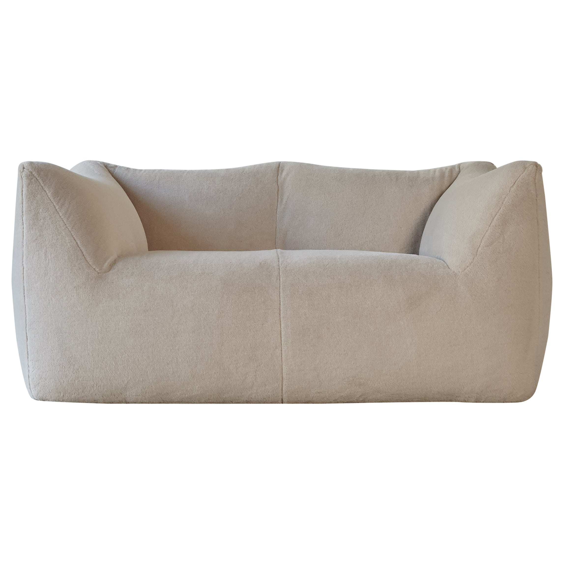 Mario Bellini Le Bambole Sofa, Upholstered in Alpaca, B&B Italia, 1970s