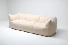 Mario Bellini 'Le Bambole' Three-Seat Couch in Alcantara