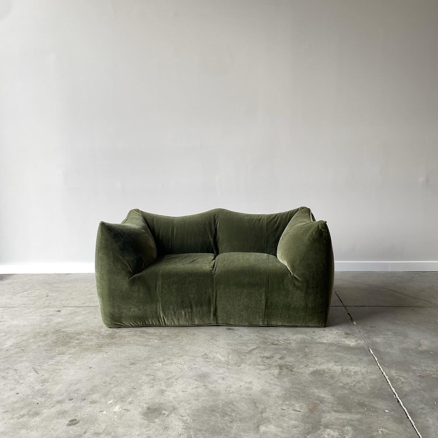 1970s Mario Bellini Le Bambole Sofa, Newly Upholstered in Mohair, B&B Italia

An icon newly restored.  Lush dusty green mohair over original form.  

66