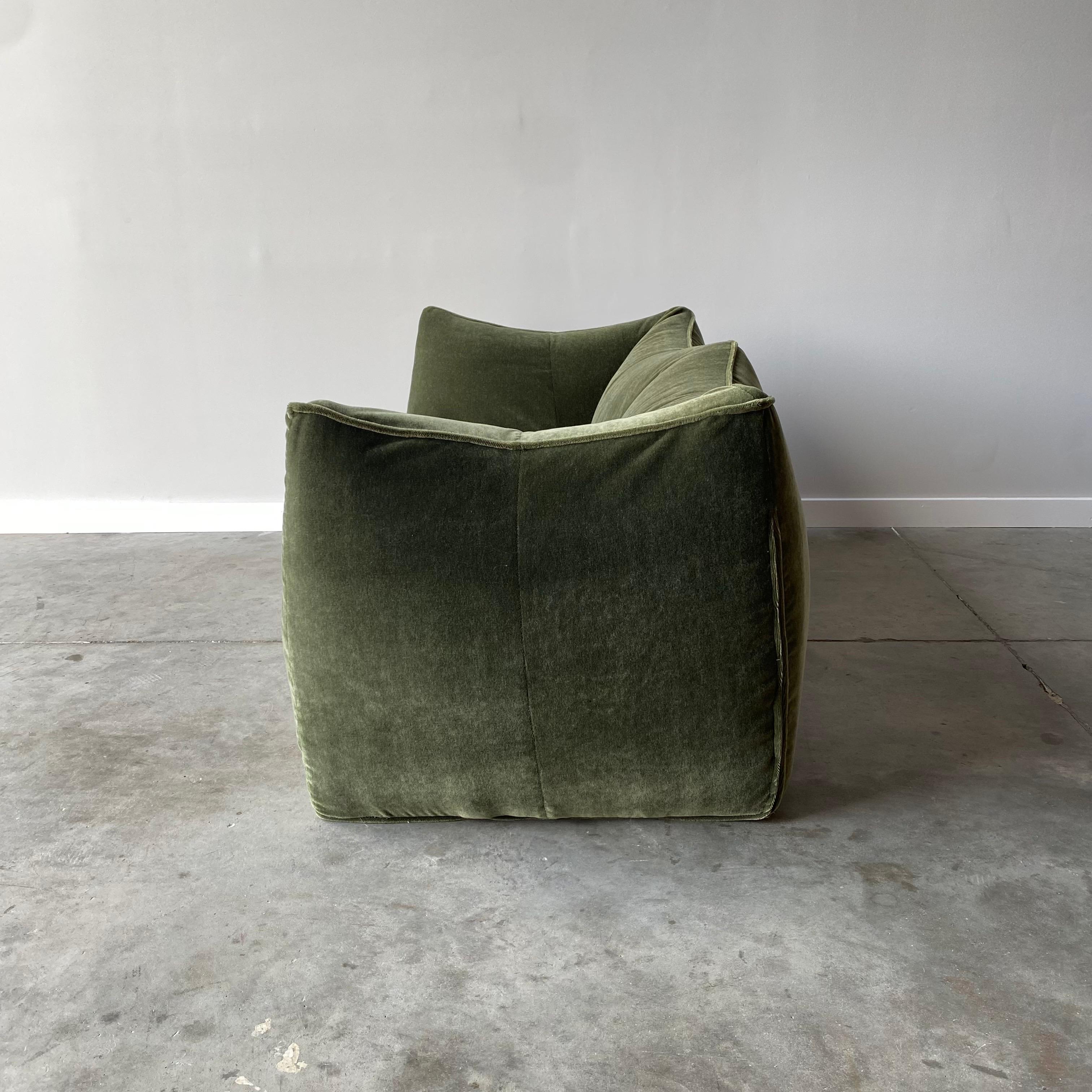 Upholstery Mario Bellini Le Bambole Two Seat Sofa, B&B Italia For Sale