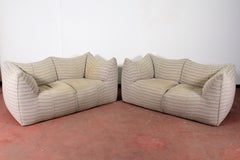 Mario Bellini“Le Bambole” Vintage Two-Seat Sofa Missoni Fabric B&B Italia, 1970s