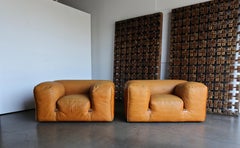 Mario Bellini "LE MURA" Lounge Chairs for Cassina, circa 1972