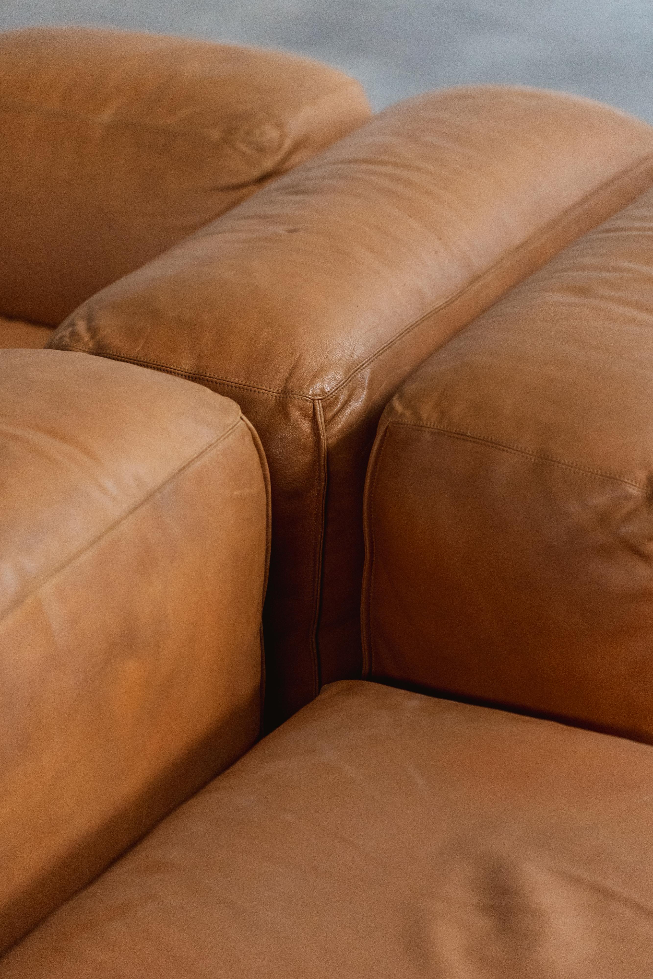 Mario Bellini “Le Mura” modular sofa for Cassina, 1972, Set of 4 For Sale 1