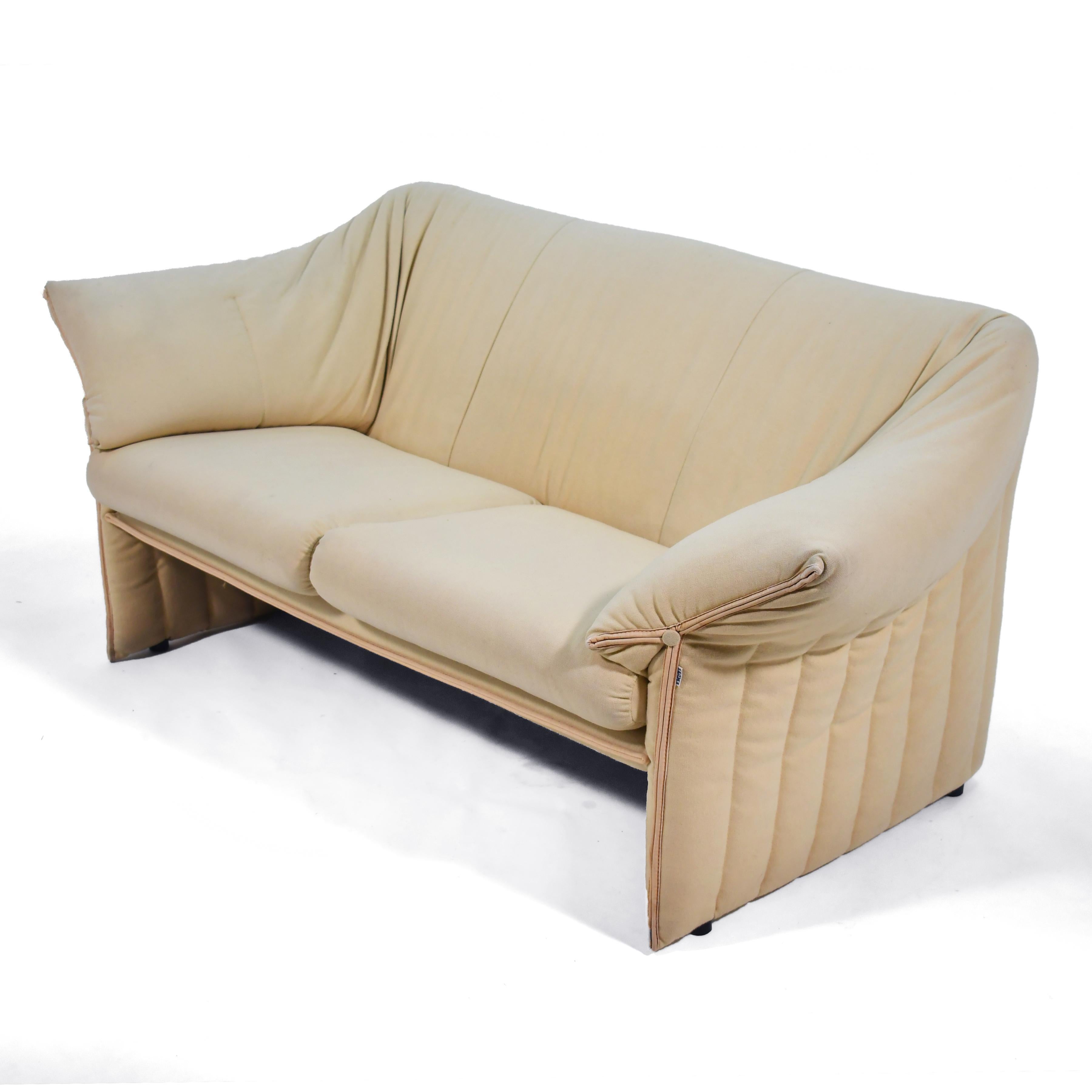 Italian Mario Bellini 'Le Stelle' Loveseat Sofa by B&B Italia