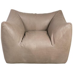 Mario Bellini Leather "Bambola" Lounge Chair for B&B Italia, Italy, 1970s