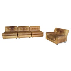 Mario Bellini Leather Chair 
Modular Sofa Set