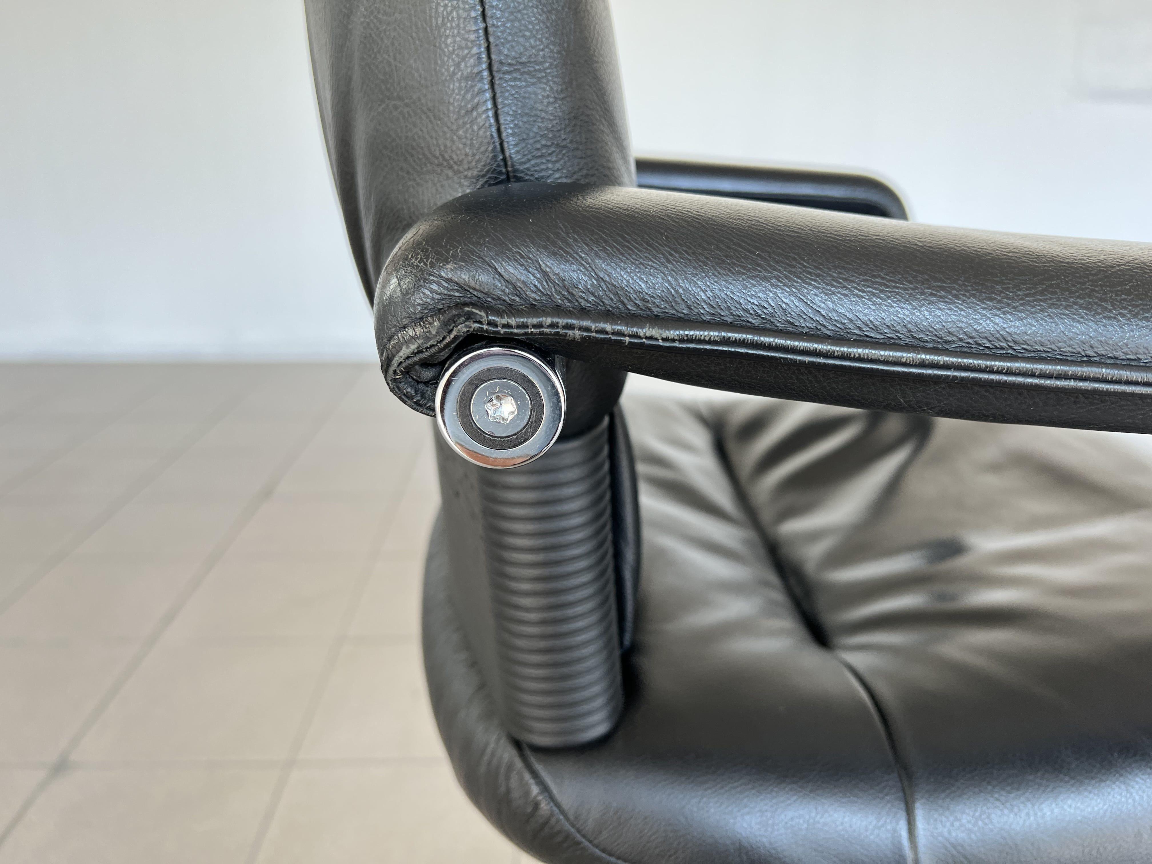 Mario Bellini Leather Imago Executive Chair for Vitra For Sale 1