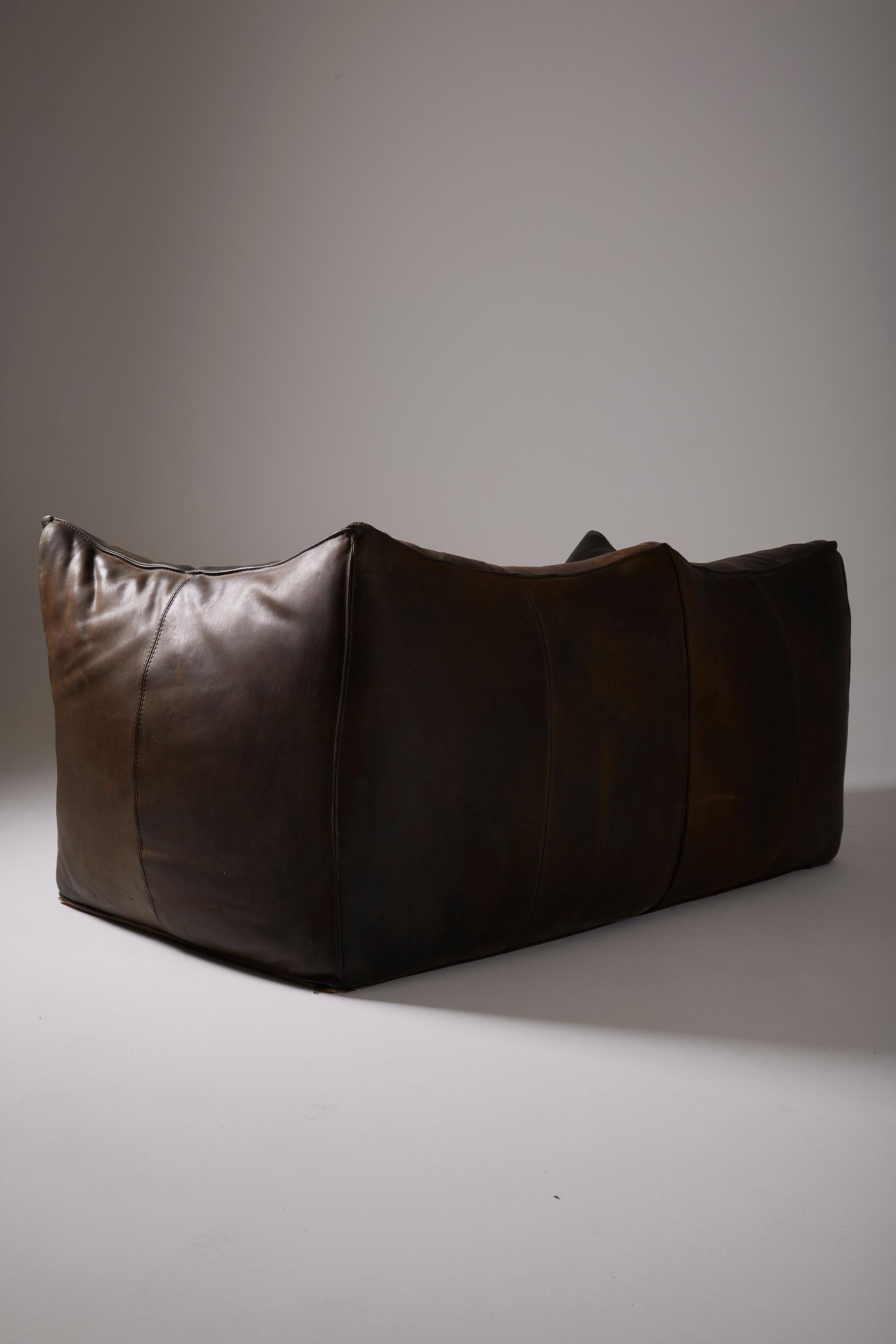 Leder-Sofa „Bambole“ von Mario Bellini im Angebot 8