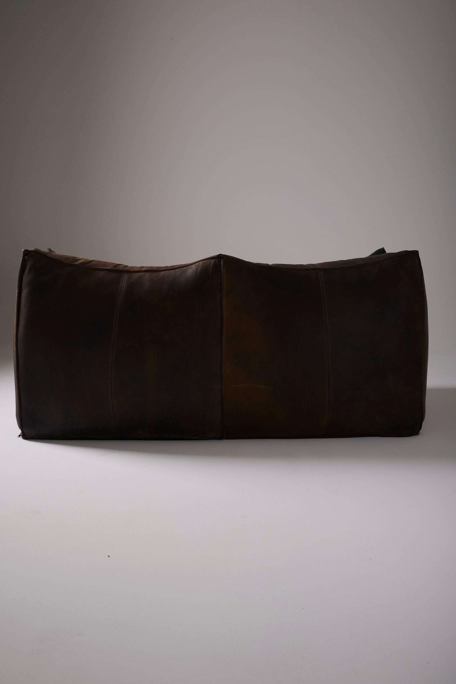 Leder-Sofa „Bambole“ von Mario Bellini im Angebot 9