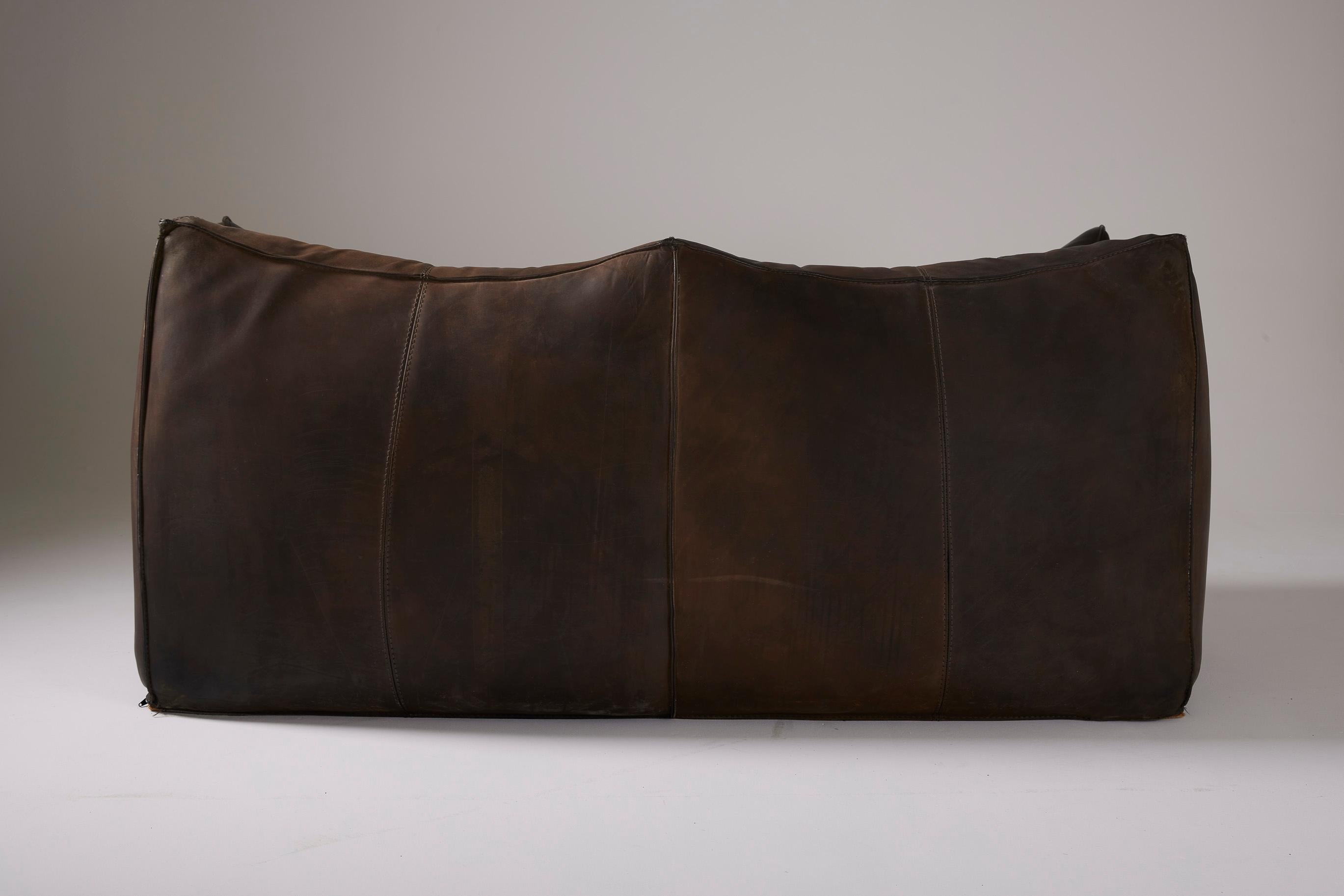 Leder-Sofa „Bambole“ von Mario Bellini im Angebot 11
