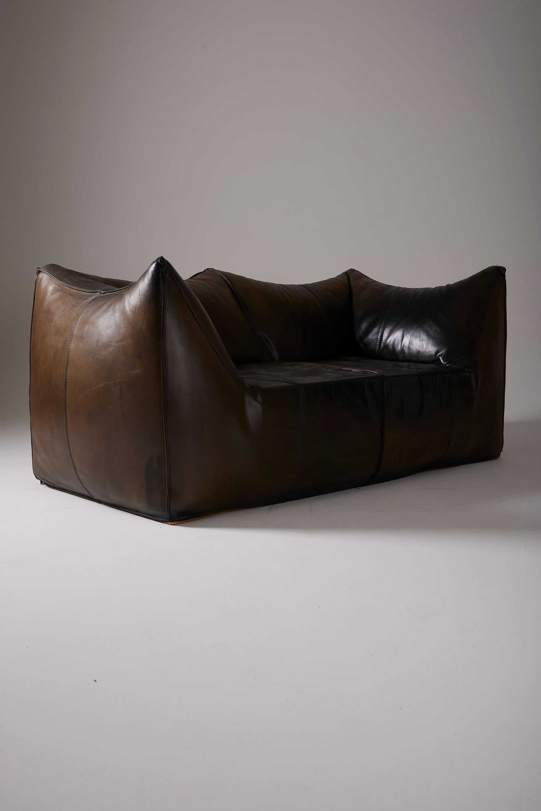 Leder-Sofa „Bambole“ von Mario Bellini im Angebot 14
