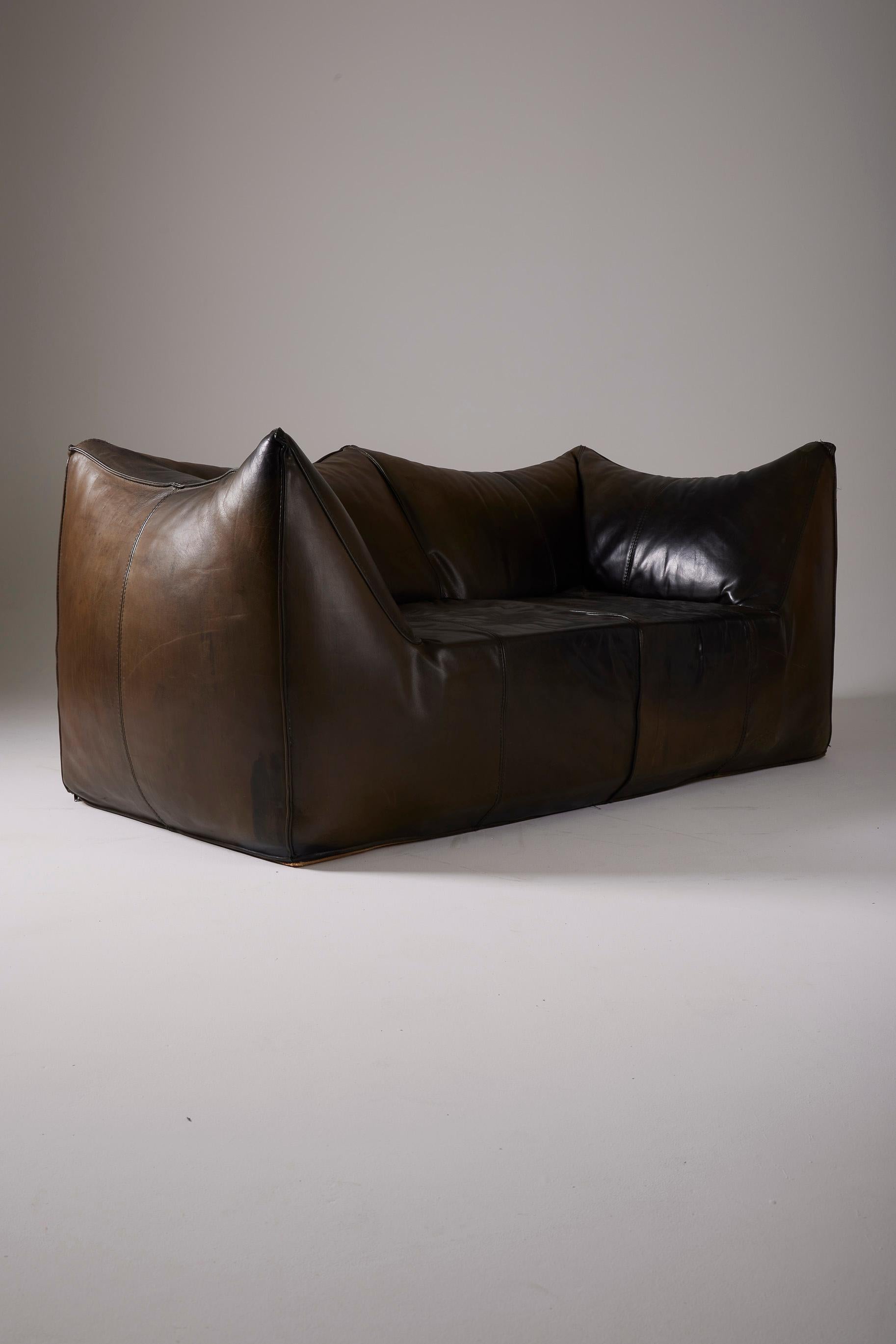 Leder-Sofa „Bambole“ von Mario Bellini im Angebot 15