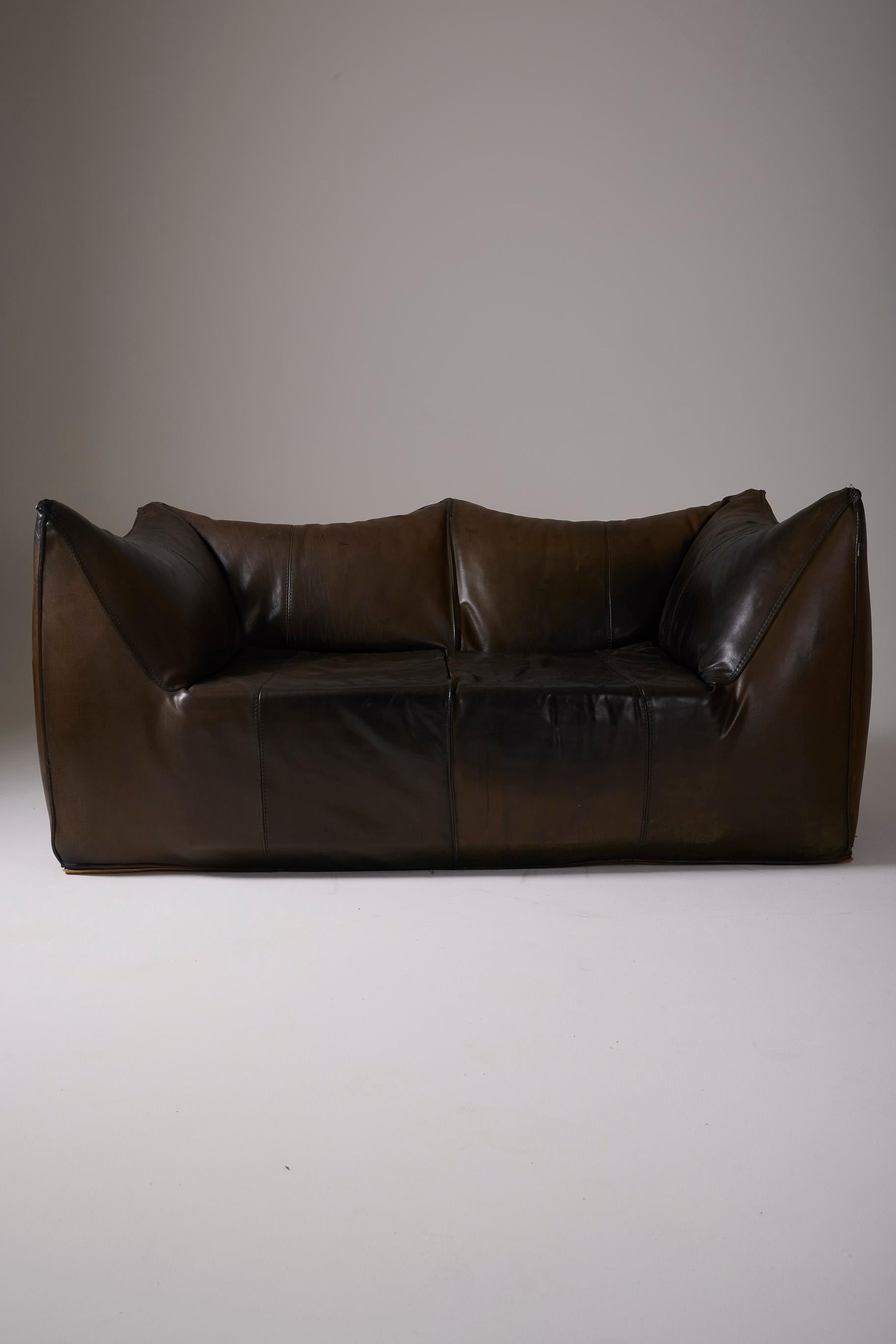 Leder-Sofa „Bambole“ von Mario Bellini im Angebot 16