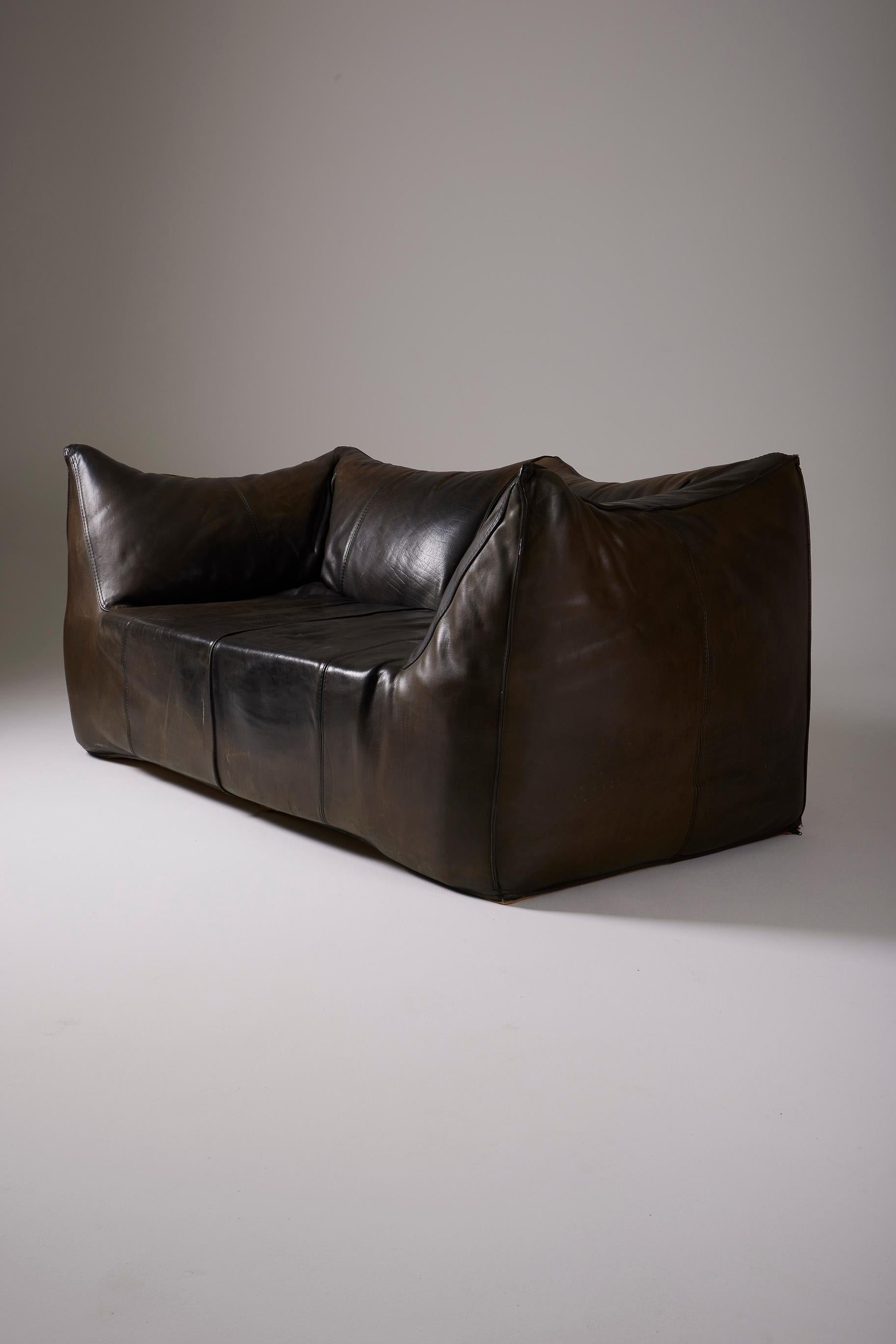 Leder-Sofa „Bambole“ von Mario Bellini im Zustand „Gut“ im Angebot in PARIS, FR