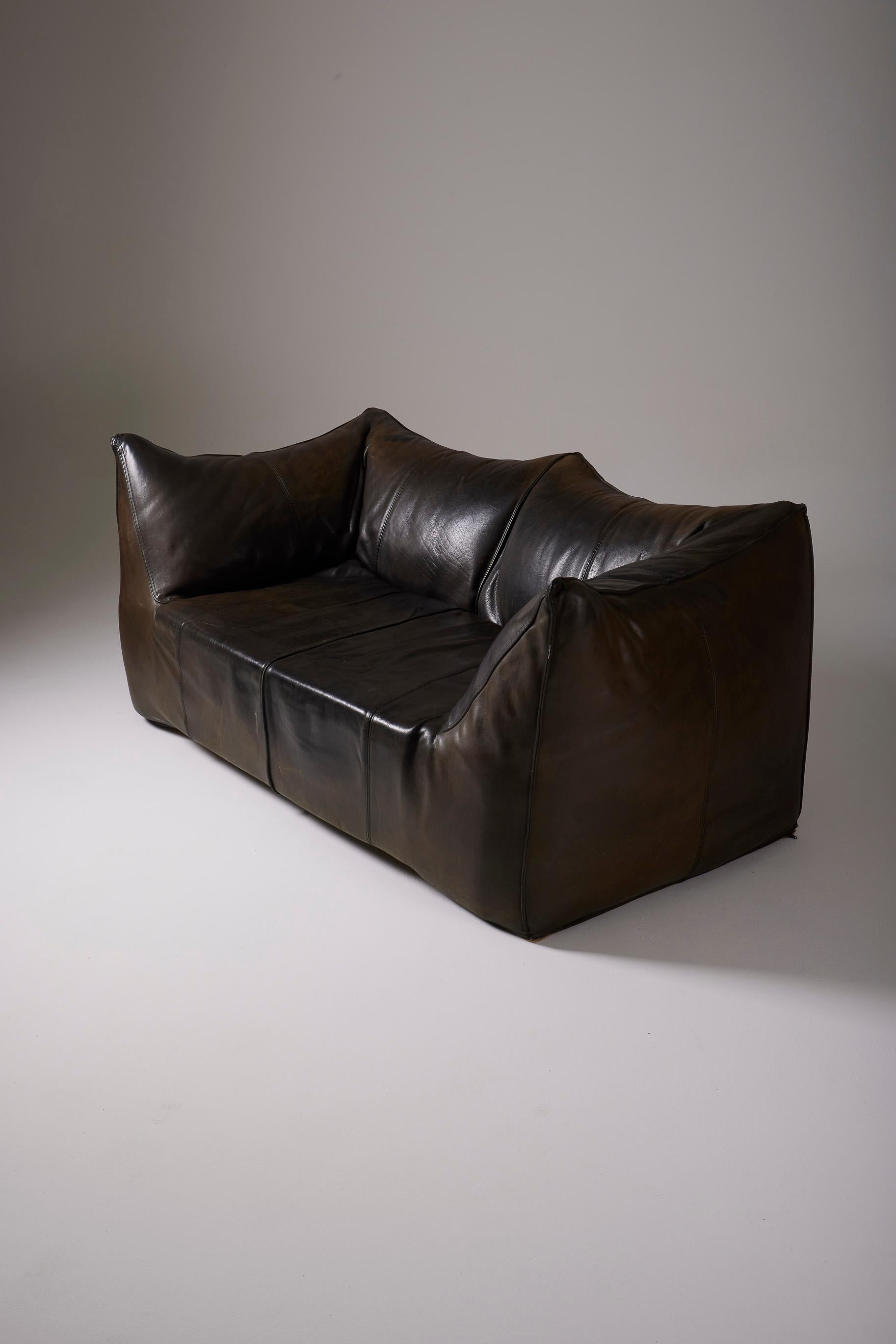 Leder-Sofa „Bambole“ von Mario Bellini (20. Jahrhundert) im Angebot
