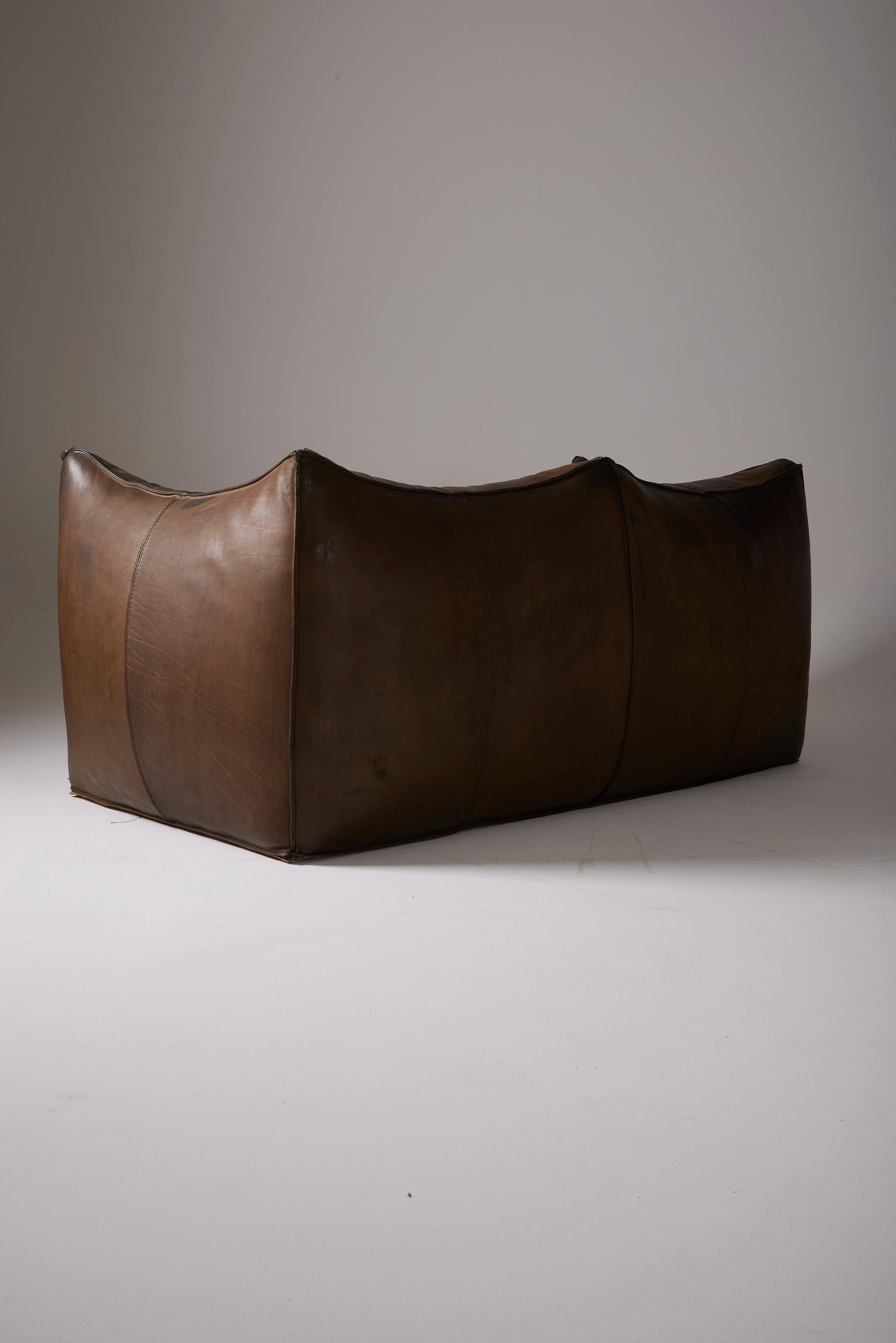 Leder-Sofa „Bambole“ von Mario Bellini im Angebot 4