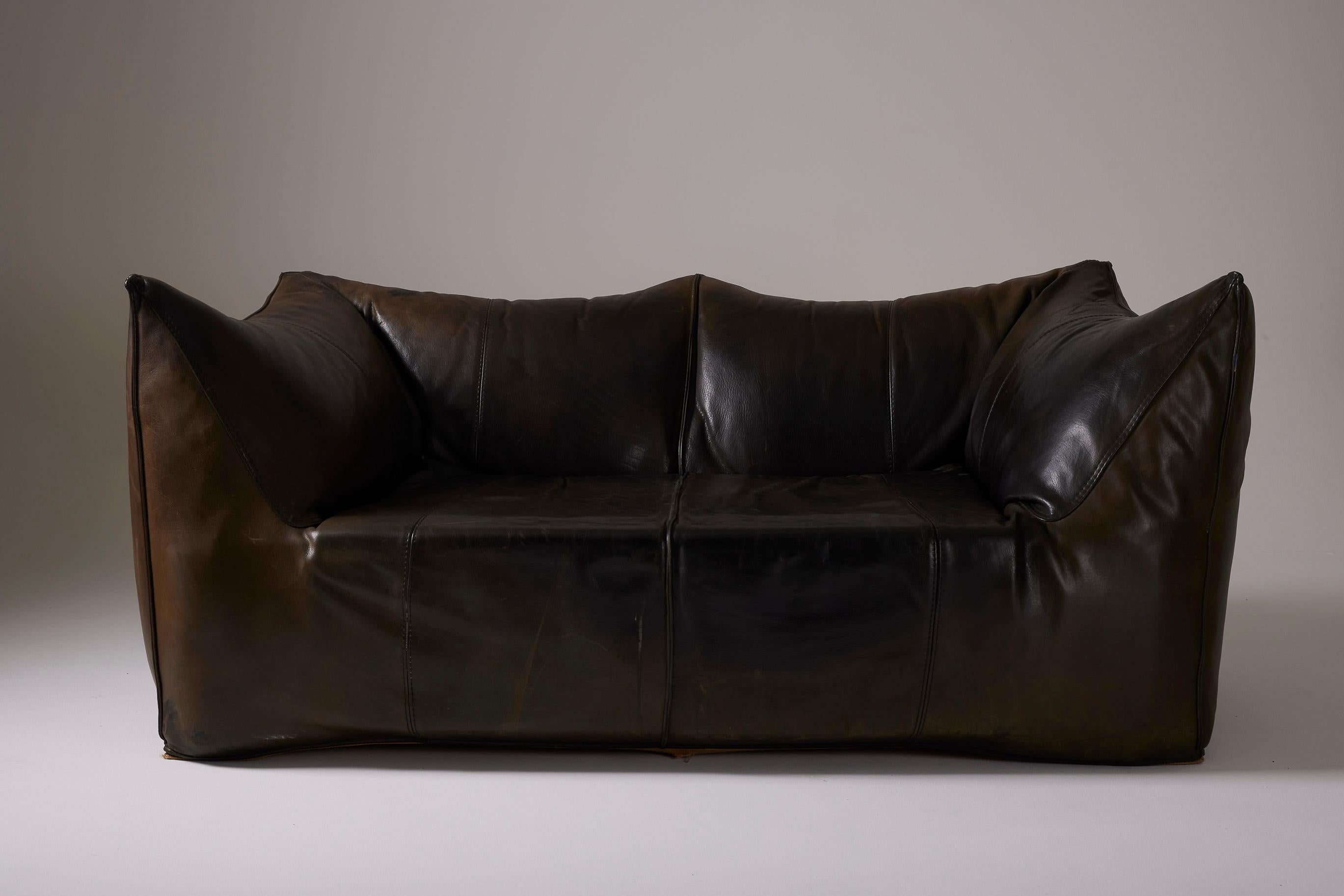 Leder-Sofa „Bambole“ von Mario Bellini im Angebot 5