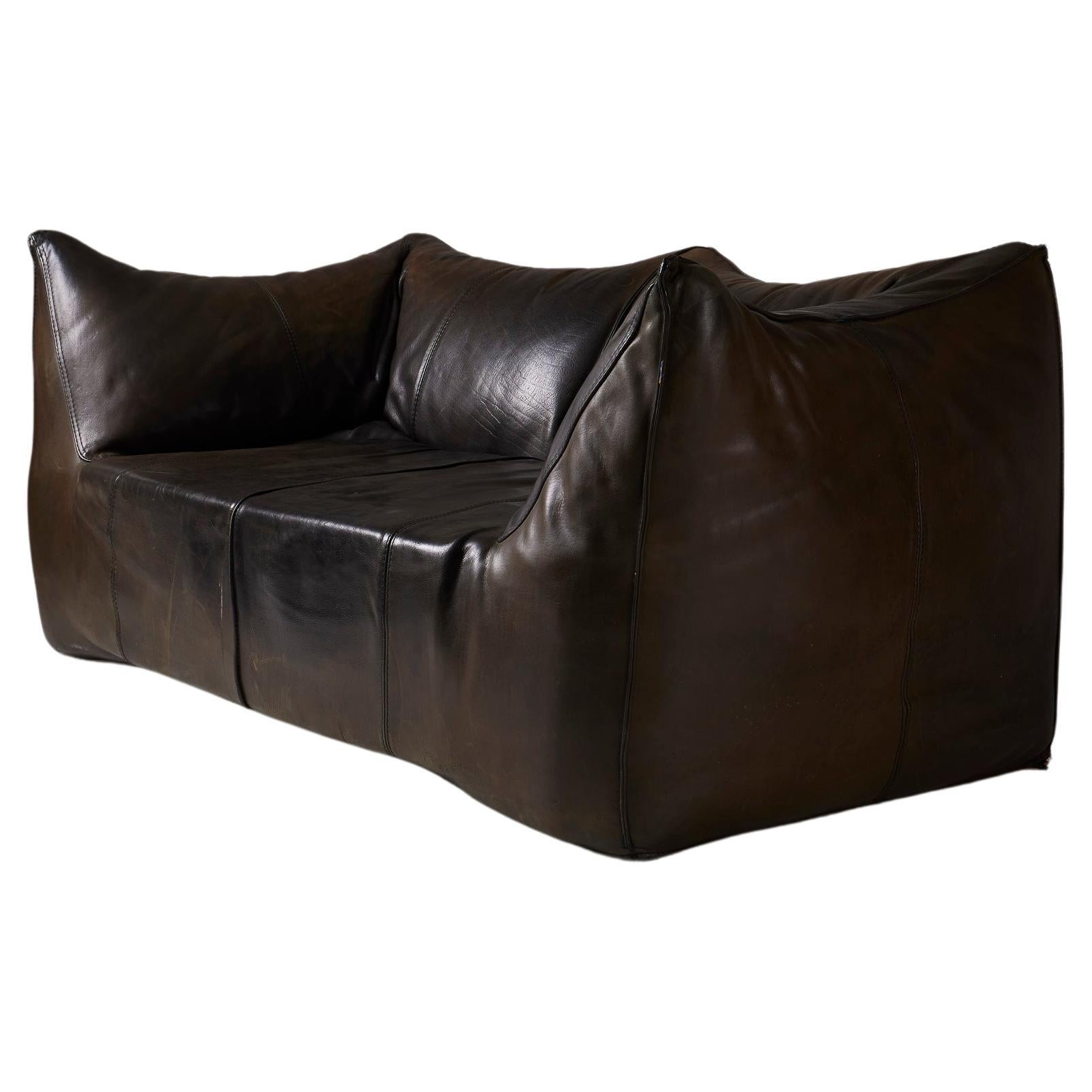 Leather Sofa "Bambole" by Mario Bellini For Sale