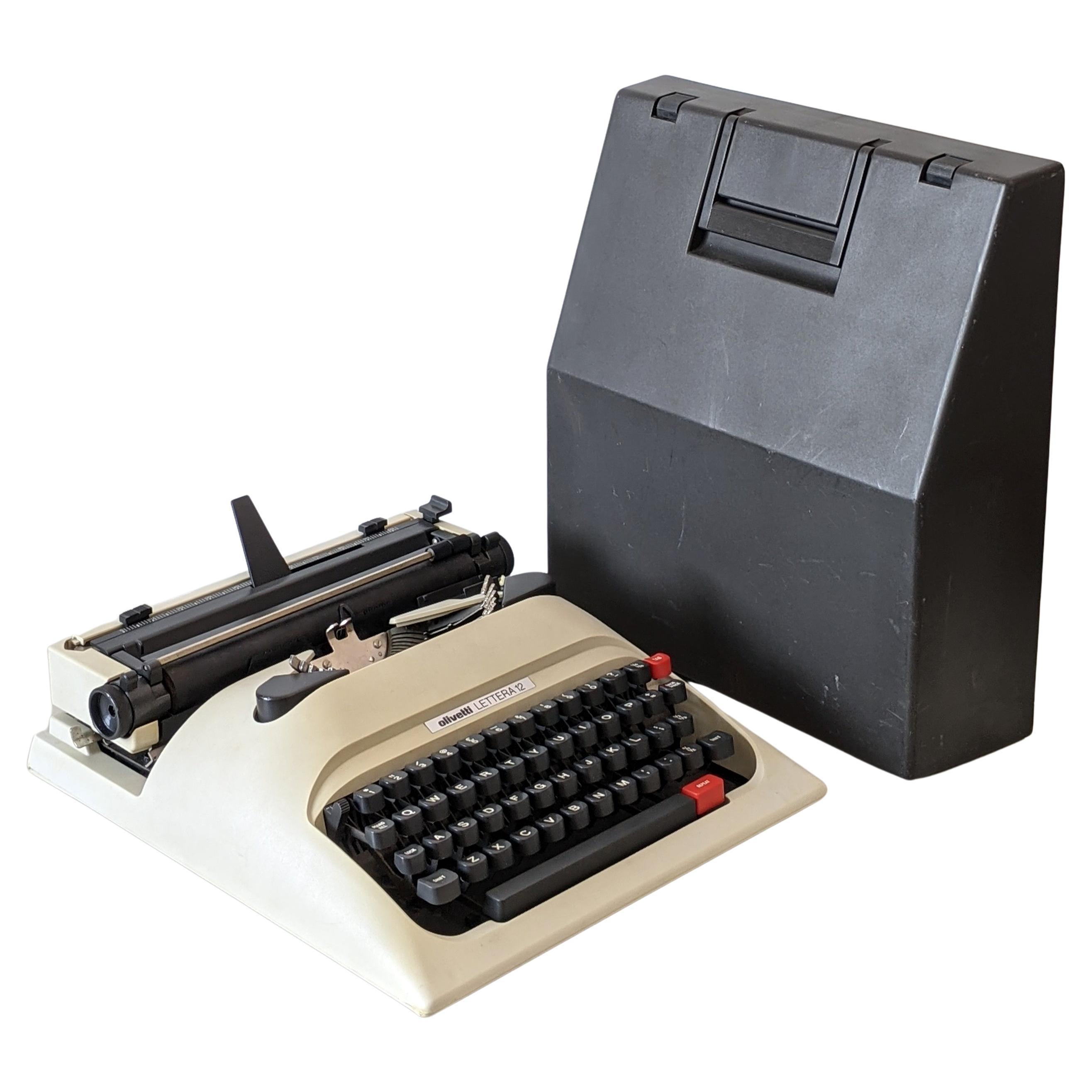 Mario Bellini, Lettera 12 Portable Typewriter for Olivetti 1976-77