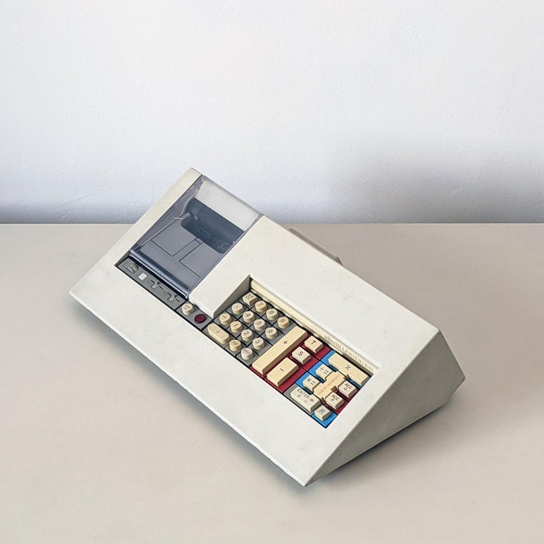 Post-Modern Mario Bellini, LOGOS 50/60 (59) Electronic Printing Calculator for Olivetti 1972 For Sale