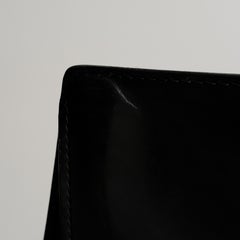 Mario Bellini Model 413 "CAB" Armchair for Cassina, Black Leather, 1977