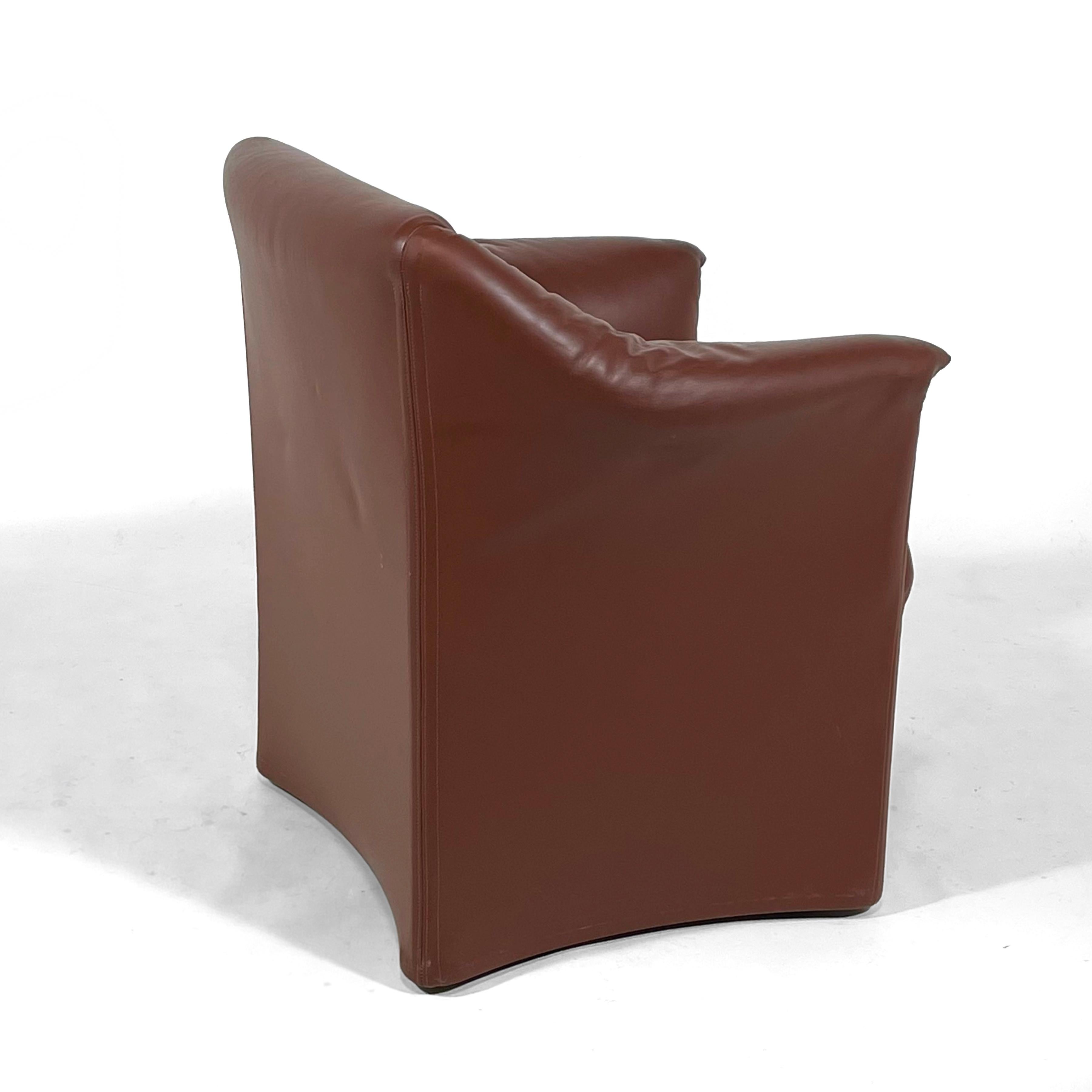 Acier Fauteuil Piccola Tentazione de Mario Bellini modèle 684 de Cassina en vente