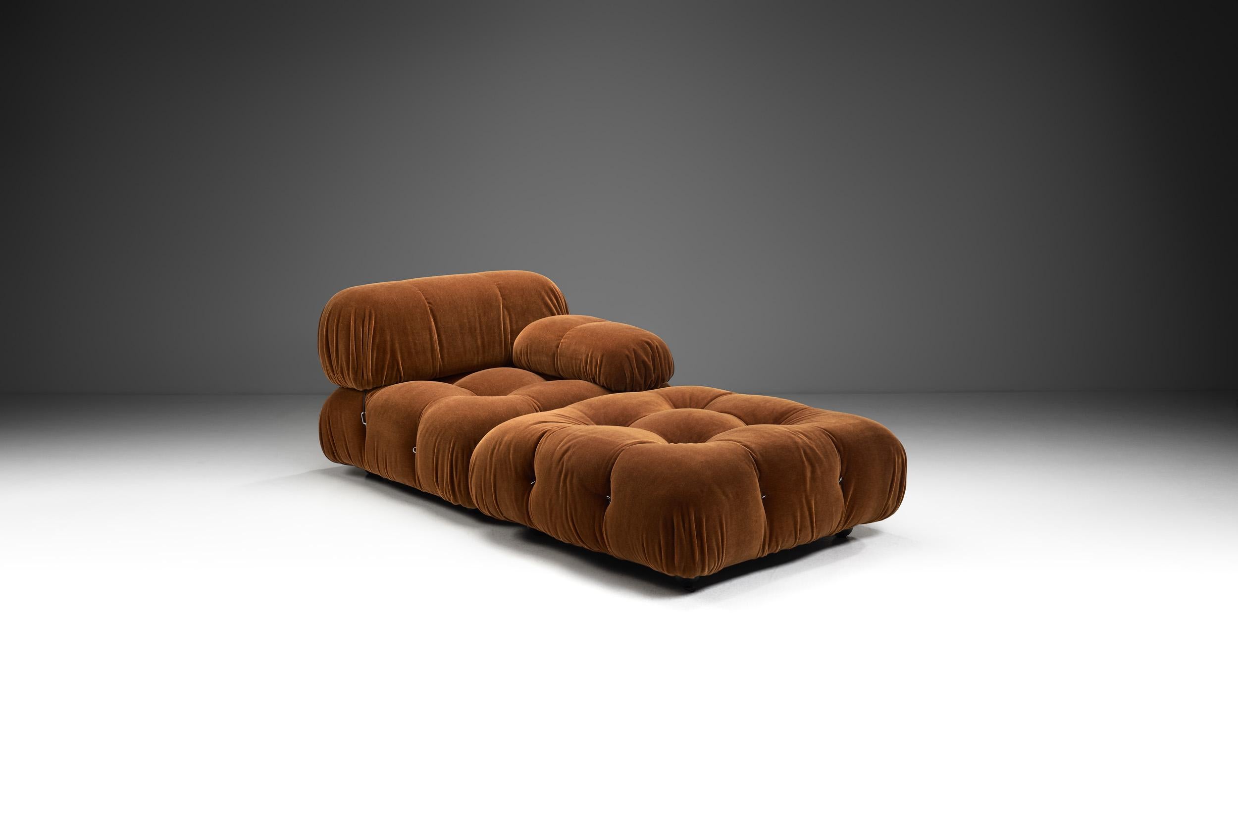 Modulares Sofa „Camaleonda“ von Mario Bellini in vier Segmenten für B&B, Italien 1971 (Ende des 20. Jahrhunderts) im Angebot