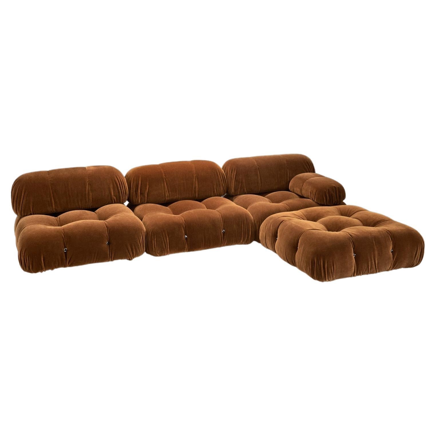 Mario Bellini Modular "Camaleonda" Sofa in Four Segments for B&B, Italy 1971