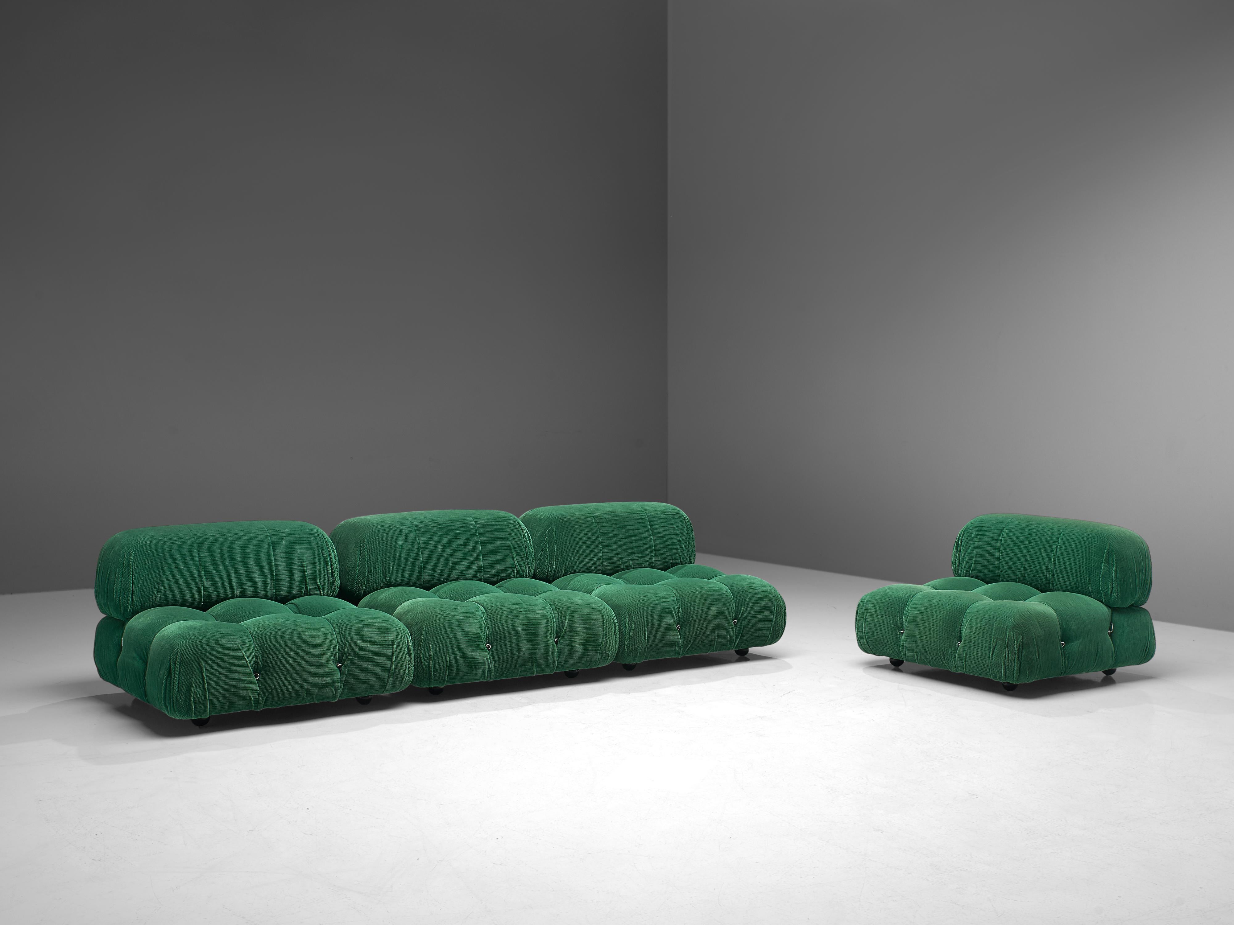 green modular sofa