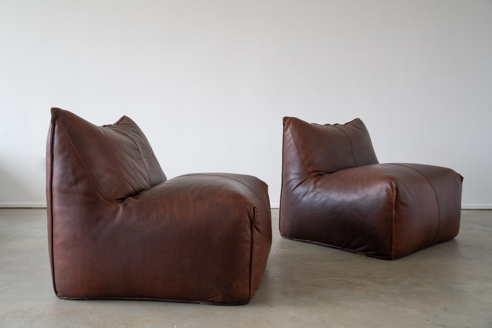 Leather Mario Bellini Modular Sofa