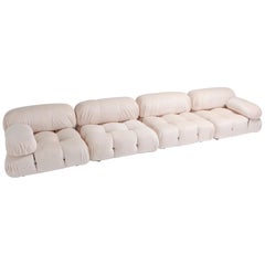 Mario Bellini Nude Rose Velvet 'Camaleonda' Sectional Sofa