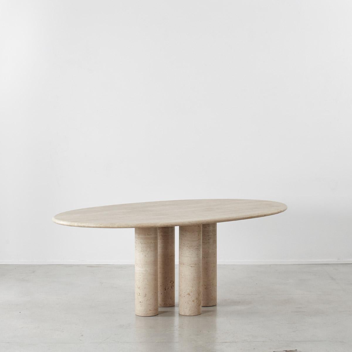 Modern Mario Bellini Oval II Colonnato Table for Cassina, Italy, 1977