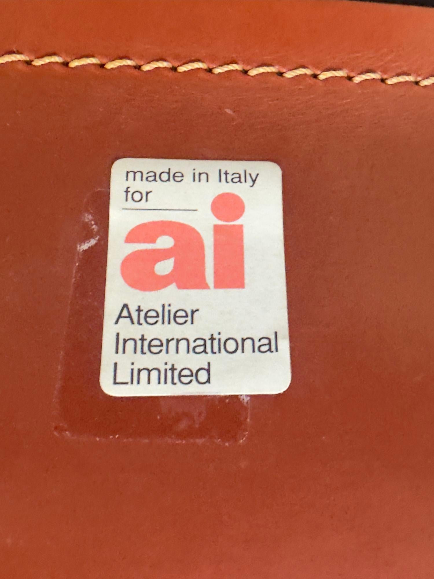 Mario Bellini Paire de chaises longues en cuir, modèle 415, Italie 1970 en vente 9