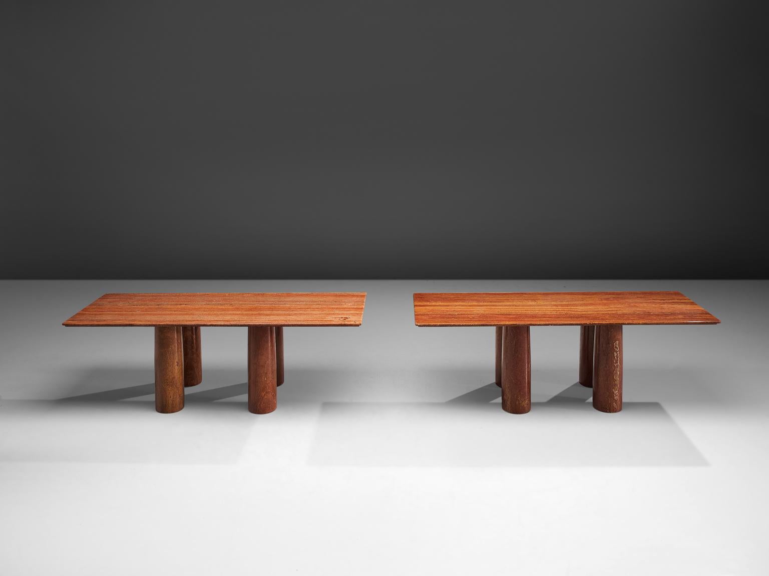 Post-Modern Mario Bellini Pair of 'Il Colonato' Tables