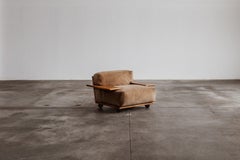 Mario Bellini "Pianura" Armchair for Cassina, Argilla Velvet, 1972