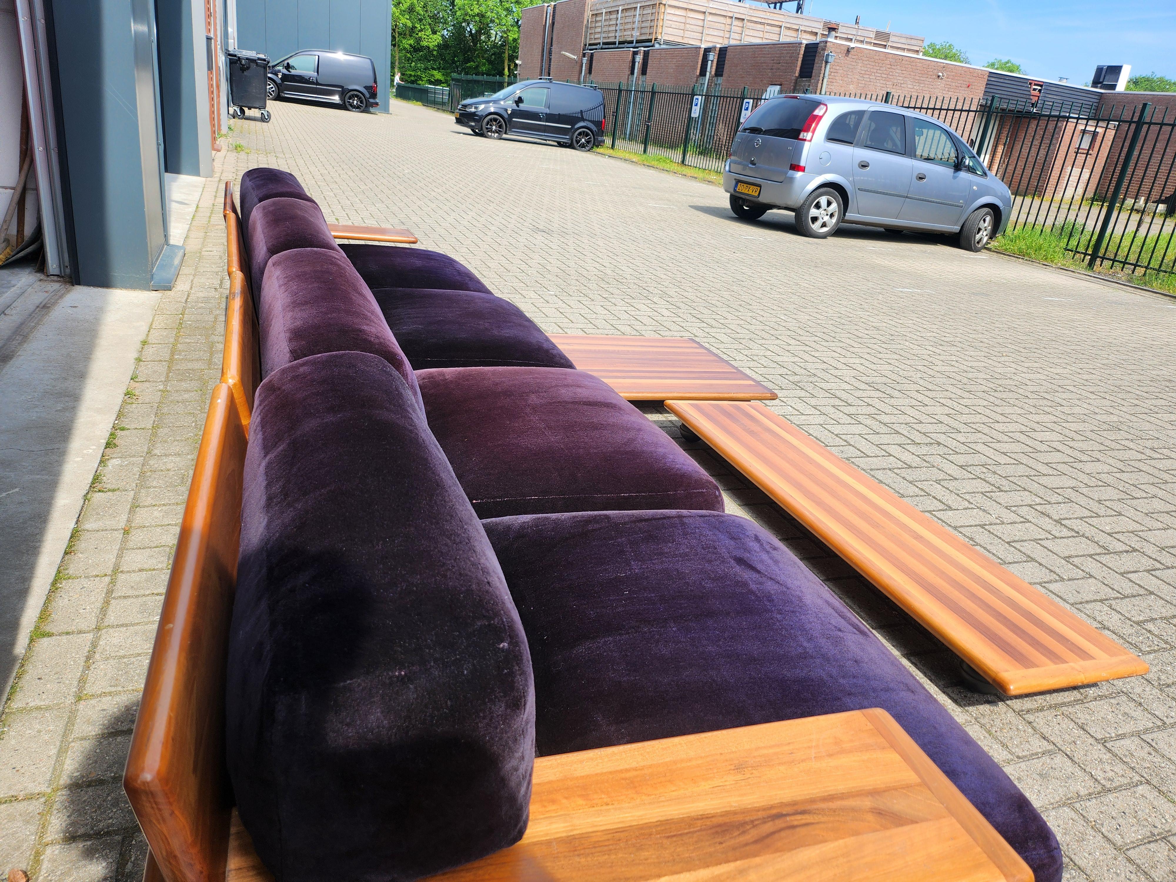 Italian Mario Bellini Pianura living room set by Cassina, 1971 For Sale