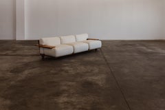 Mario Bellini "Pianura" Three-seater Sofa for Cassina, White, 1972