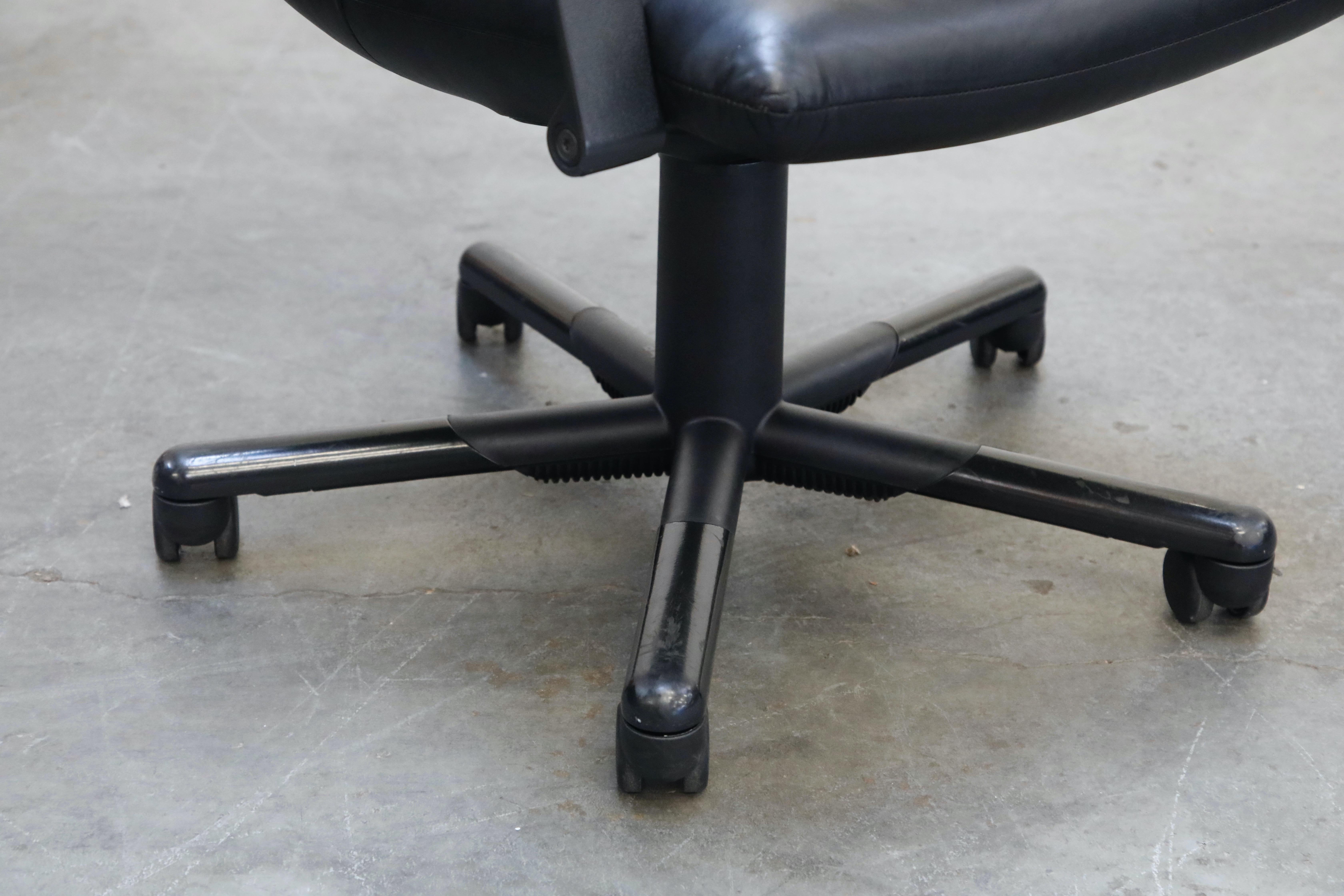 Mario Bellini Post-Modern Executive Desk Chair for Vitra, Signed and Dated 1992 For Sale 5