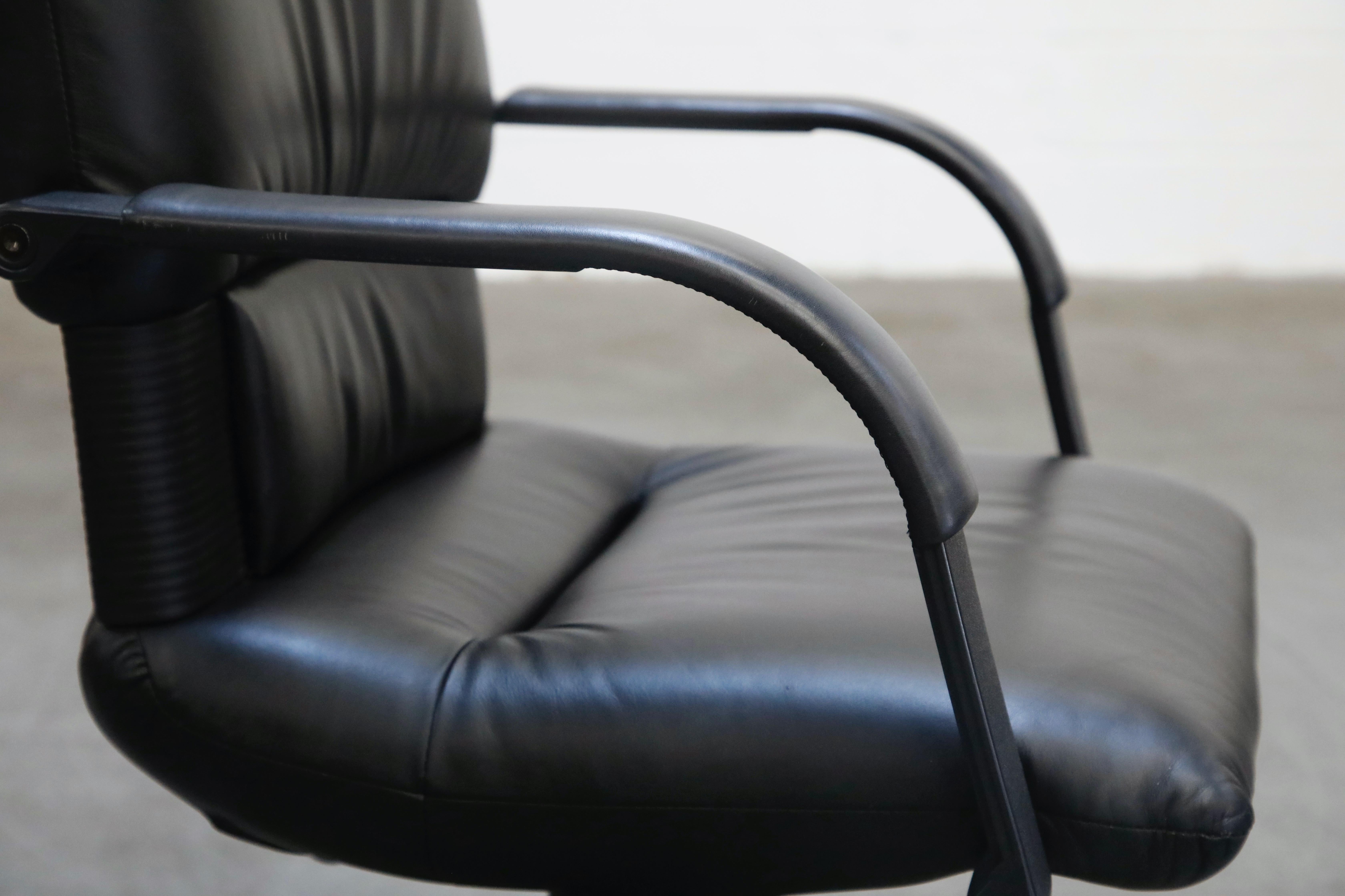 Mario Bellini Post-Modern Executive Desk Chair for Vitra, Signed and Dated 1992 For Sale 8