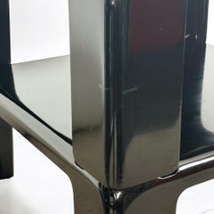Mario Bellini 'Quattro Gatti' Nesting Tables for C&B in Black Fiberlite, 1960s