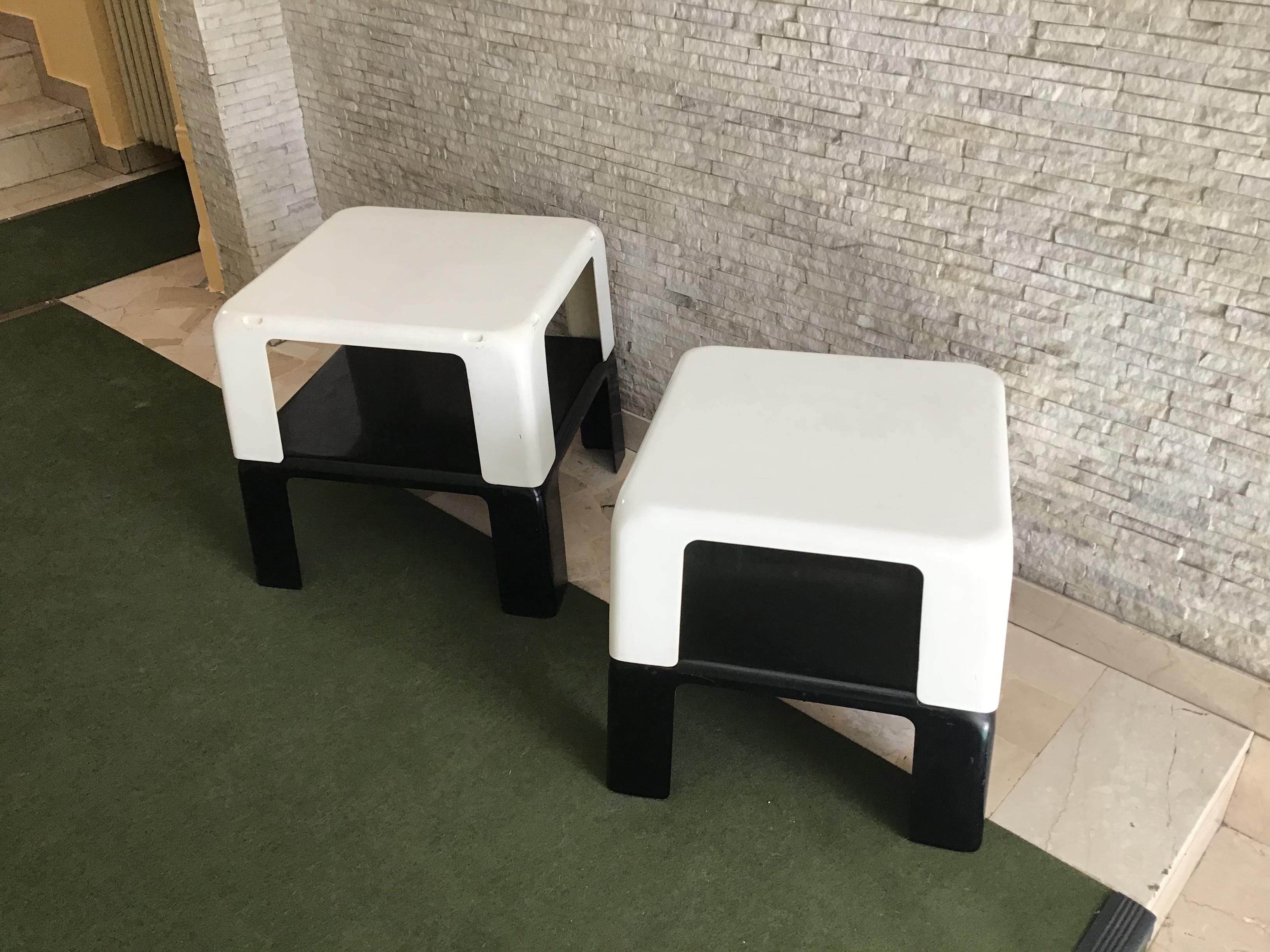 Mario Bellini Set 4 Nestin /Stackable Tables “Quattro Gatti”, 1960, Italy For Sale 2