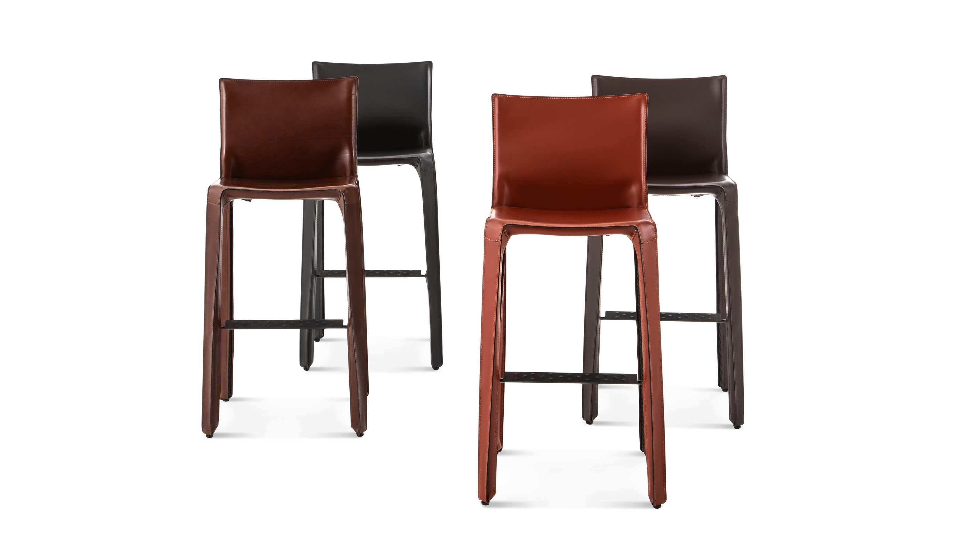 Mario Bellini Cab Stool 410 For Cassina

Designed by Mario Bellini, Cab Stool is the world’s first example of a free-standing cowhide design stool informed by the relationship between the skeleton and the skin; an authentic example of production