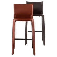 Mario Bellini Set Of Two Cab Stool 410 For Cassina