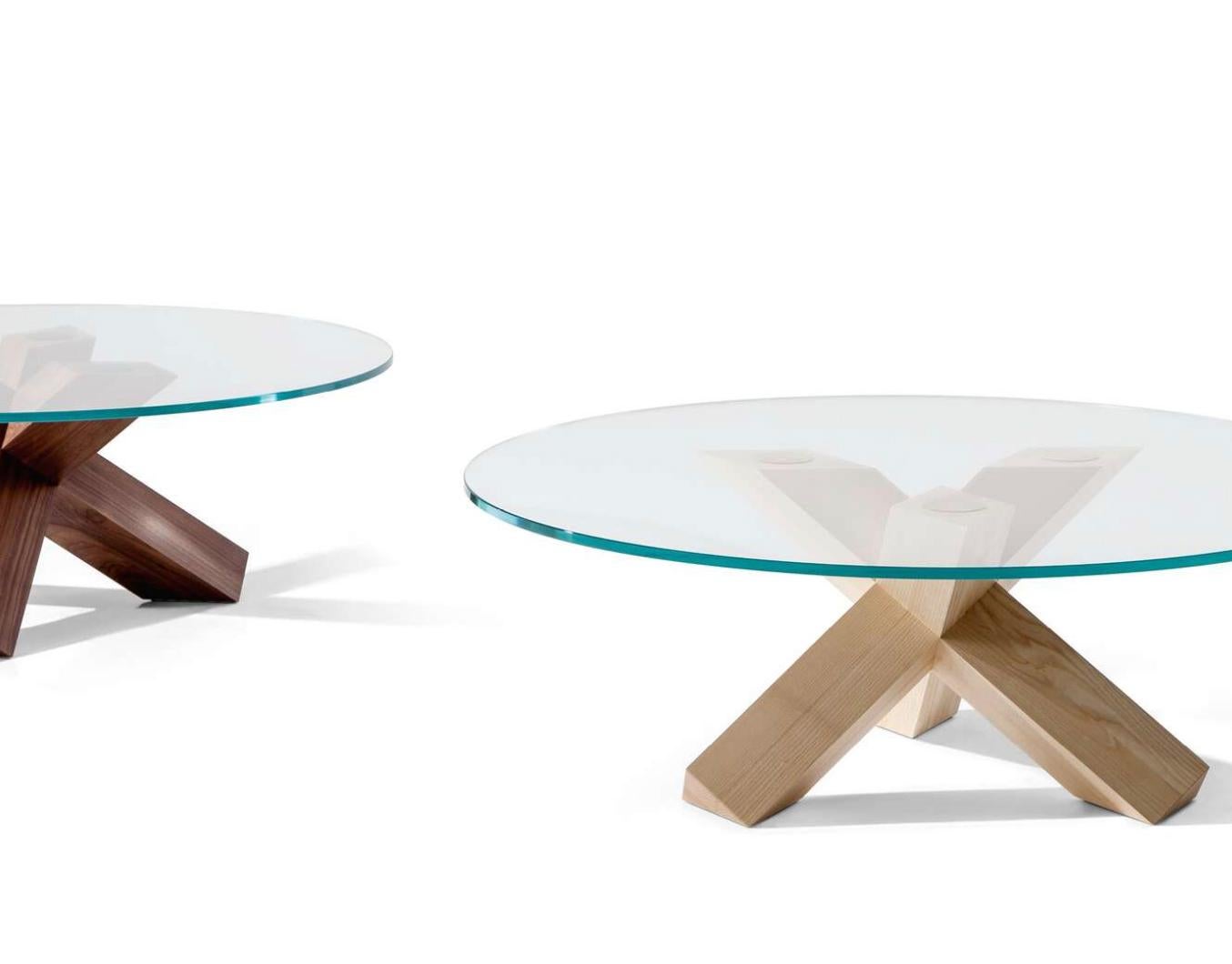 Italian Mario Bellini Set of Two La Rotonda Coffe Table For Cassina For Sale
