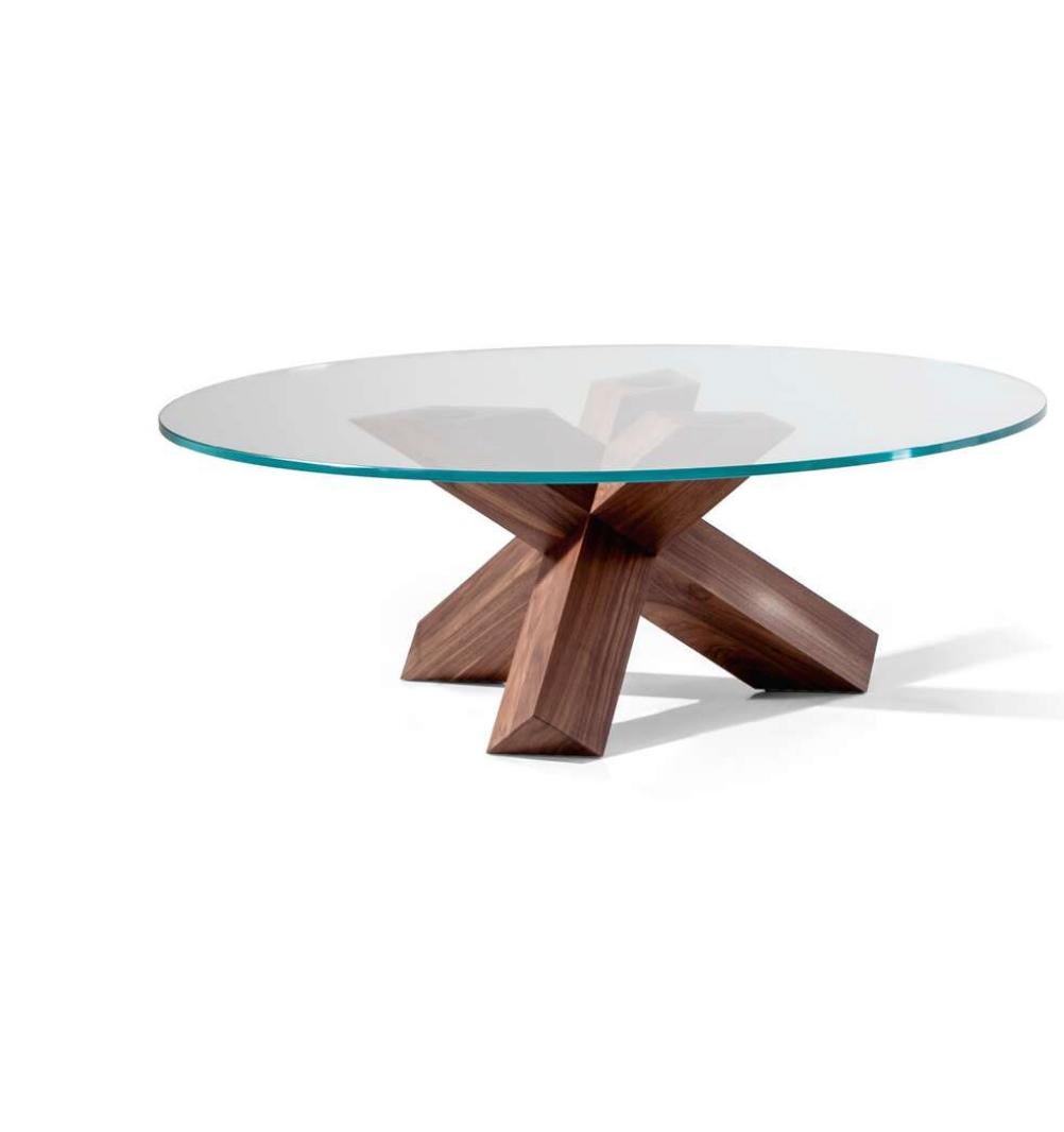 Contemporary Mario Bellini Set of Two La Rotonda Coffe Table For Cassina For Sale